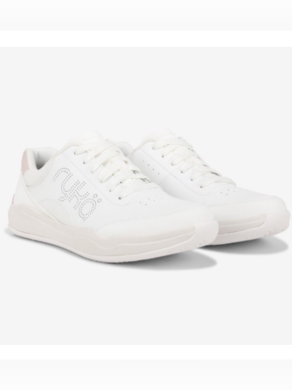 Ryka Courtside Women’s Sneakers White Pink Size 7.5M New